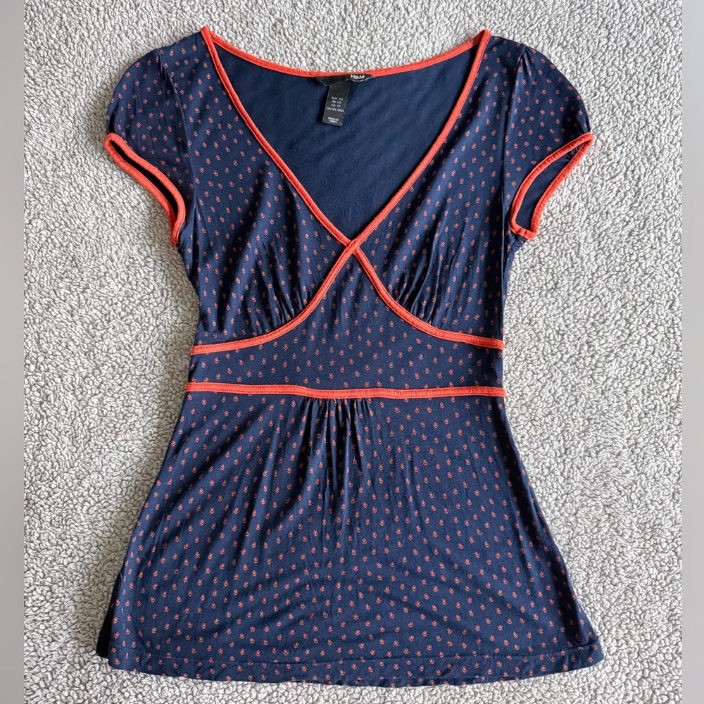 Floral babydoll top